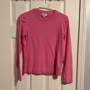 J. Crew Pink Crew Neck Sweater